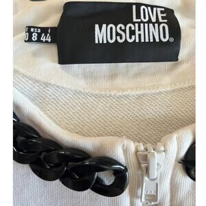 Love Moschino Chain Zip Sweatshirt Jacket | US 8